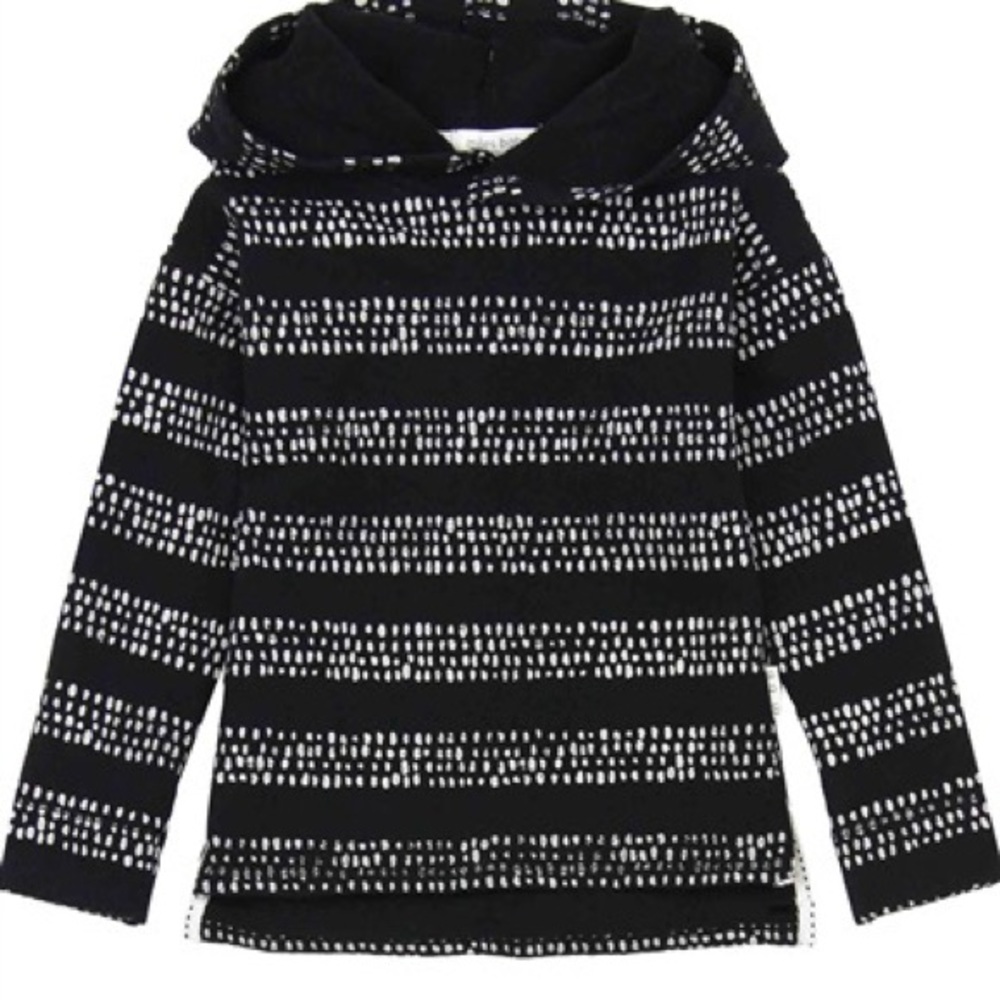 Miles Baby | Striped Hooded Sweatshirt